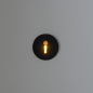 Preview: LED Wandeinbauleuchte MAGNIK mit PIR Bewegungsmelder rund schwarz CCT 2700-5700K 230V 90794