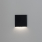 Preview: LED Wandleuchte MAGNIK schwarz CCT 2700-5700K eckig 230V 1,7W 7Lm 90824