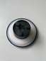 Preview: Bioledex LED Wandleuchte 12cm IP65 Rund 9W CCT 3000/4000/6500K Schwarz