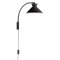 Preview: Nordische Wandleuchte Dial Nordlux schwarz E27 skandinavische Wandlampe 2213371003