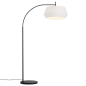 Preview: Nordlux Stehlampe Dicte Weiss E27 Bodenlampe, Schirm aus Textilien