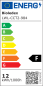 Preview: Bioledex LED Wandleuchte 18cm IP65 Rund 12W CCT 3000/4000/6500K Schwarz