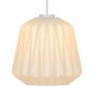 Preview: Nordlux Pendelleuchte Elbie plissiertes Opalglas E27 2612323001