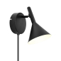 Preview: Wandleuchte Kelvis Nordlux schwarz GU10 skandinavische Wandlampe
