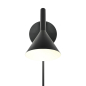 Preview: Wandleuchte Kelvis Nordlux schwarz GU10 skandinavische Wandlampe