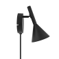 Preview: Wandleuchte Kelvis Nordlux schwarz GU10 skandinavische Wandlampe