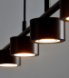 Preview: LED Pendelleuchte Nordlux Clyde 4-Pendel Dimmbar Schwarz 2010813003