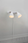 Preview: Nordlux Wandleuchte LARGO 2-Schiene E27 weiss 47060001