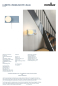 Preview: Wandleuchte Lilibeth Nordlux E14 blau mit Ablage Opalglasschirm 2312931006