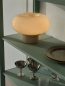 Preview: Tischleuchte Malti Nordlux beige Glas skandinavische Tischlampe 2xE27