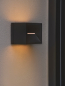 Preview: Nordlux LED Wandleuchte Rivo 8W IP54 Aussenwandleuchte schwarz 3000K 2518321003