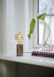 Preview: Nordlux Tischlampe SIV echter Marmor braun E27 Tischleuchte 45875018