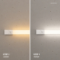 Preview: Nordlux LED Spiegelleuchte Sjaver IP44 Wandleuchte 3000/4000K RA90 mit Steckdose weiss 2510451001
