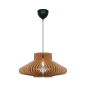 Preview: Holzleuchte Manago Ø50 Nordlux braun Pendelleuchte 2512353014 - Zwei Designs in einem