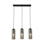 Preview: Nordlux Miella 3-Rail Pendelleuchte Rauchfarben Pendel E27 Pendant Smoked Glas 2412533047