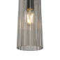 Preview: Nordlux Miella 3-Rail Pendelleuchte Rauchfarben Pendel E27 Pendant Smoked Glas 2412533047
