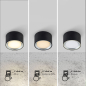 Preview: Nordlux LED Deckenleuchte Landon schwarz IP44 Badleuchte dimmbar 2700K 2110660103