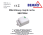 Preview: Bemko Mikrowellen Bewegungsmelder 360° 500W IP20 B52-SES73WH