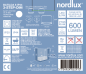 Preview: Nordlux BATILDA Bath 8 Aufbauleuchte weiss Moodmaker IP20/44 Badleuchte Dimmen 2415170101