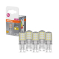 Preview: 5er Pack OSRAM STAR G9 LED Strahler 4,2W 320° 2700K warmweiss 470Lm