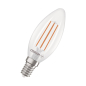 Preview: 2er Set Osram E14 LED Kerze 2,2W CLASSIC 2700K Kerzenlampe warmweiss