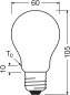 Preview: 3er Set Osram LED Lampe E27 7,2W A60 matt 2700K warmweiss Filament 1521Lm