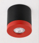 Preview: BIOLEDEX Deckenbeleuchtung Pikko schwarz / rot GU10 MR16