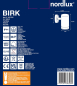 Preview: Wandleuche Birk Nordlux weiss Downlight GU10 Aussenwandleuchte