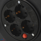 Preview: Bemko Kabeltrommel mit 4 Steckdosen mit +""0"" 15m 3x1,5mm2" B16-DG-4ZRS05-15