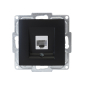 Preview: 1-fach CAT6 Datenbuchse Visage Moderna Gunsan schwarz Internet Unterputz