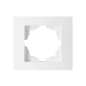Preview: Gunsan 1-fach Rahmen Moderna weiss Steckdosenabdeckung
