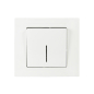 Preview: Gunsan Schalter Moderna Ein-/Ausschalter mit Beleuchtung Unterputz Weiss