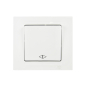 Preview: Gunsan Moderna Schalter Kreuzschalter Weiss Steckklemmen