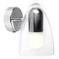 Preview: Designer Badleuchte IP S7 Nordlux Wandleuchte chrom E27 IP44