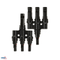 Preview: Schelinger Solaranschluss TYPU MC4 1000V DC dreifaches Parallellpaar E09-SC4-1,0KV-3T