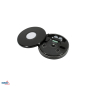 Preview: Bemko Bewegungsmelder 360° IP65 Aufputz PIR Sensor schwarz, LED geeignet, B50-SES06BL