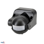 Preview: Bemko Bewegungsmelder 180° IP44 1200/600W Aufputz IR schwarz B50-SES09BL