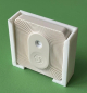 Preview: SOIXX Wandhalter für Shelly BLU H&T ZB - Zigbee Temperatur- Feuchtigkeitssensor Weiß Halter SHW-BHTW-058
