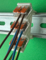 Preview: 4x SOIXX Hutschienenhalter XWD für WAGO 221-412, 221-413 oder 221-415 DIN Rail 35mm Weiß