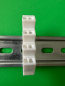 Preview: SOIXX Hutschienenhalter XWD für WAGO 2273-202 DIN Rail 35mm Weiß