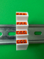 Preview: SOIXX Hutschienenhalter XWD für WAGO 2273-203 DIN Rail 35mm Weiß