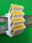 Preview: SOIXX Hutschienenhalter XWD für WAGO 2273-205 DIN Rail 35mm Weiß