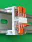 Preview: 5er Pack SOIXX Hutschienenhalter XWD für 2x WAGO 221-413 DIN Rail 35mm