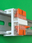 Preview: 5er Pack SOIXX Hutschienenhalter XWD für 5x WAGO 221-415 DIN Rail 35mm
