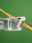 Preview: SOIXX Hutschienenhalter für Keystone Module RJ45 Netzwerk Cat6, Cat7, Cat8 DIN Rail 35 mm Adapter