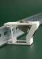 Preview: SOIXX Hutschienenhalter für Keystone Module RJ45 Netzwerk Cat6, Cat7, Cat8 DIN Rail 35 mm Adapter