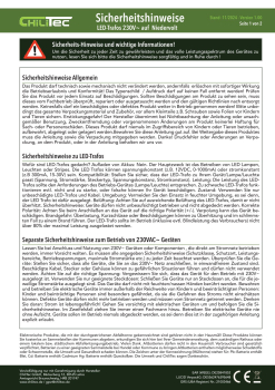 ChiliTec LED Gartenleuchte "CT-GS5" 5W IP44 warmweiß Erdspieß 1,5m Kabel Schwarz 22924