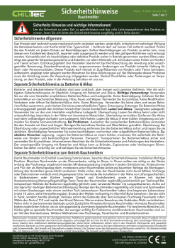 ChilItec Magnetisches Befestigungs-Set für Rauchmelder & Gasmelder 21815