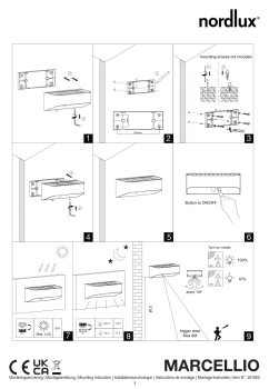 Nordlux LED Solarleuchte Marcellio Braun mit Bewegungssensor 2618001018