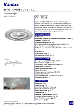 Deckeneinbauleuchte ARGUS II CT-2114-C chrom 37152